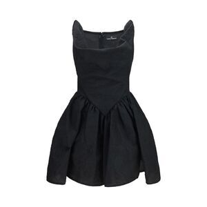 Vivienne Westwood Black Cotton Casual Women's Dress